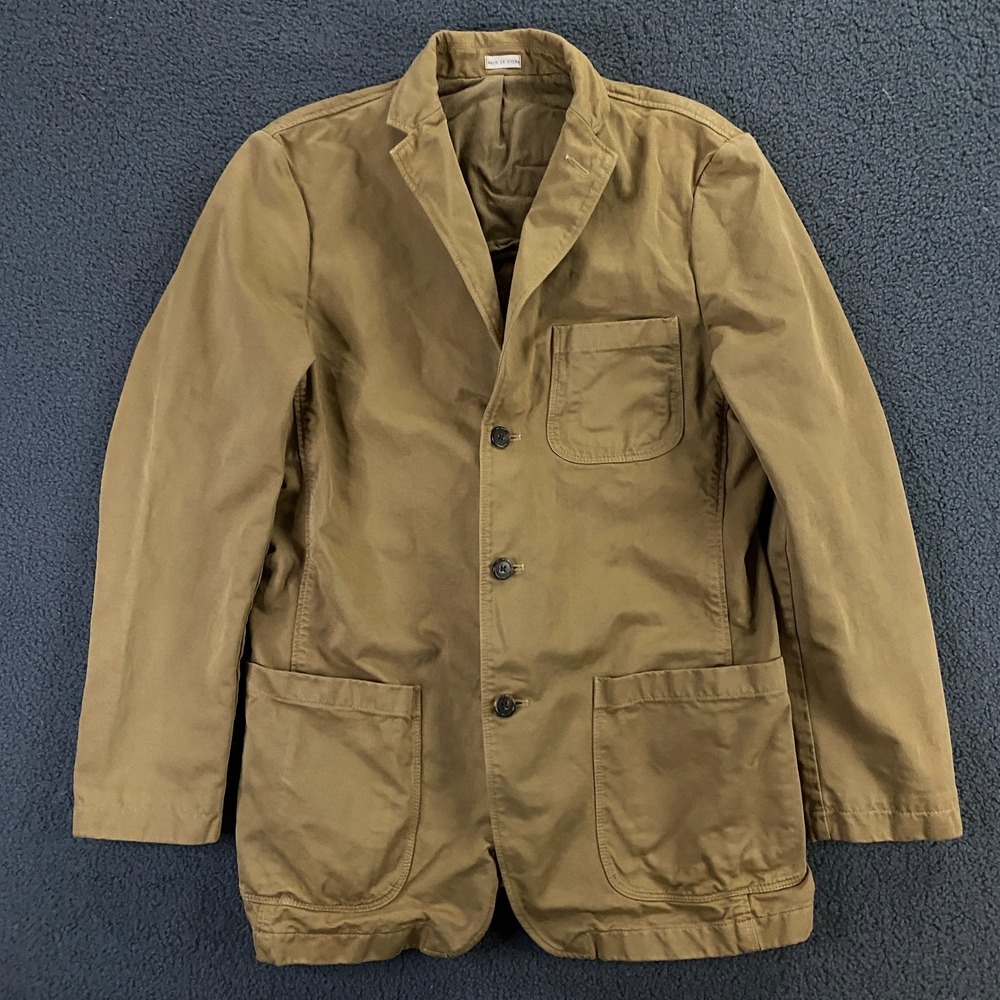 J.CREW Broken in Chino Blazer Mens Small Unstructured Sport Coat Jacket Tan